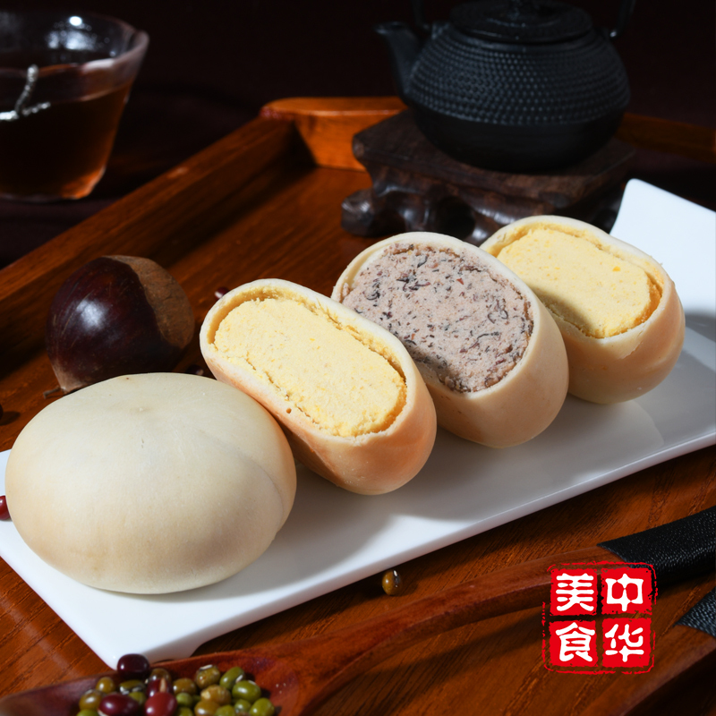 凡秀色绿豆饼整箱红豆饼厦门馅饼营养早餐蛋糕点心网红板栗饼休闲零食品
