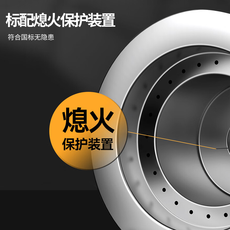 脉巴赫 煲仔炉单位学校食堂餐饮后厨商用燃气六头煲仔炉六眼煲仔炉砂锅灶台炉台MBH-RQ-BZLST06高清大图