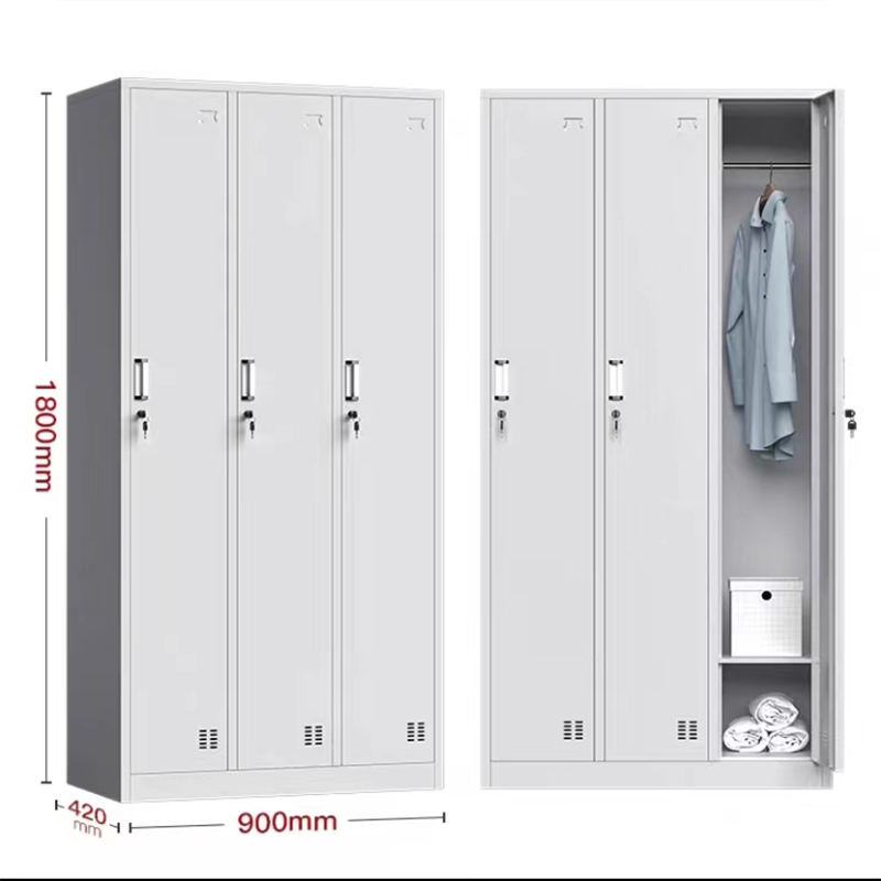 繁石榴T1003款2门型号办公室更衣柜高清大图