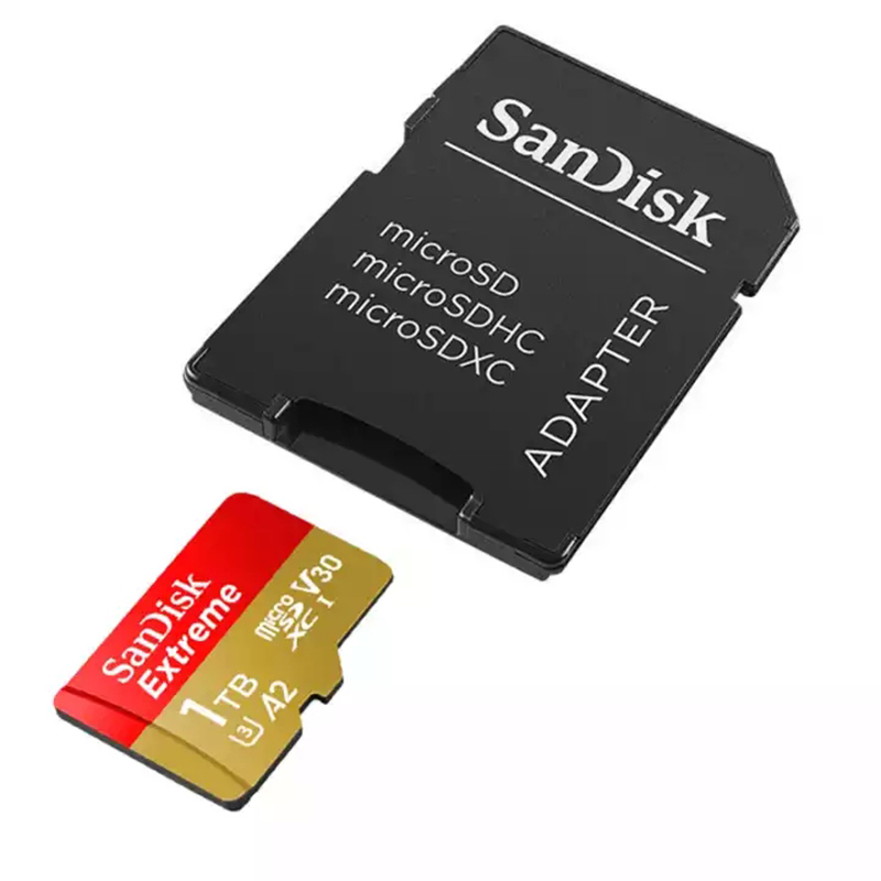 闪迪(Sandisk)A2 TF卡手机内存卡读160MB/s写90MB/s运动相机无人机存储卡Micro SD卡 1TB