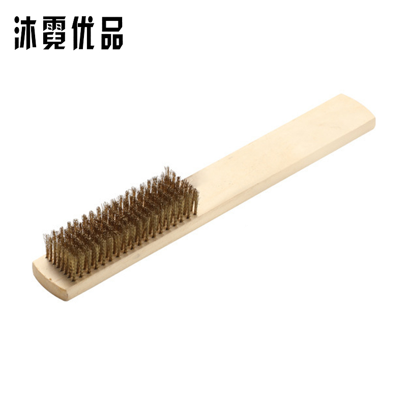沐霓优品 木柄铜丝刷 8*18/把