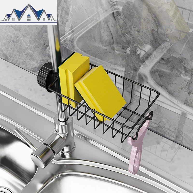 304不锈钢水龙头置物架厨房用品家用大全水水池收纳神器沥水篮_3_448高清大图