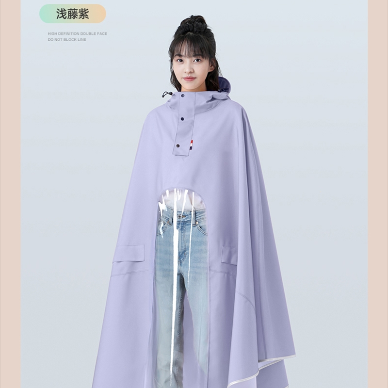 法耐fanai雨衣电动电瓶车女款成人长款全身加厚加大专用新款雨披