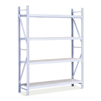 格具(GEJU)仓储货架家用置物架储物架展示架承重100kg/1层主架1200*500*2000mm四层