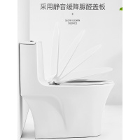 大口径家用抽水马桶普通陶瓷坐便器超漩虹吸式卫生间节水座便器闪电客坐便器 D款小型-微晶纳米釉 400mm