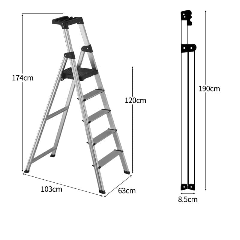 鑫木樽梯子63*103*174cm个高清大图