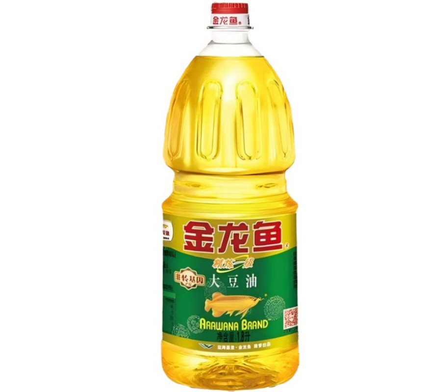 金龙鱼非金龙鱼食用油 精炼一级大豆油 1.8L健康烹饪优选清香醇厚营养丰富