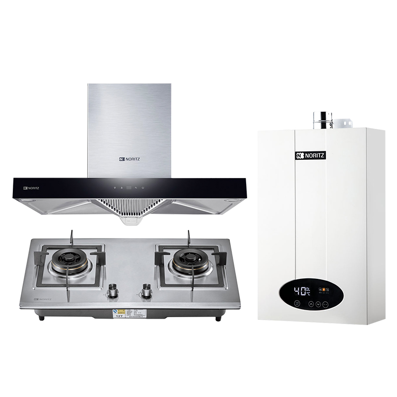 能率noritz欧式抽油烟机燃气灶具燃气热水器烟灶热三件套装餐天然气a