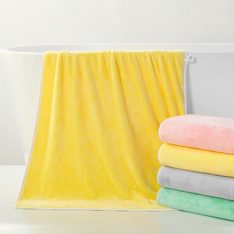 洁玉(Jeyu)愈.云上彩虹三套巾C款DSJ-2303多功能巾*1条(松花黄)+ 轻柔款毛巾*2条(橄榄石绿+木槿)高清大图