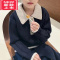 可莉允bora韩国童装女毛衣男童2022秋季新款polo领针织衫洋气上衣潮