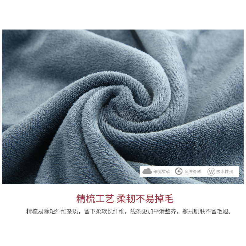 2条毛巾 吸水不毛比纯棉柔软女情侣面巾洗脸家用擦头速干发 三维工匠 [卡通图案]少女粉+秋绿-尺寸长74x干发帽/干发巾