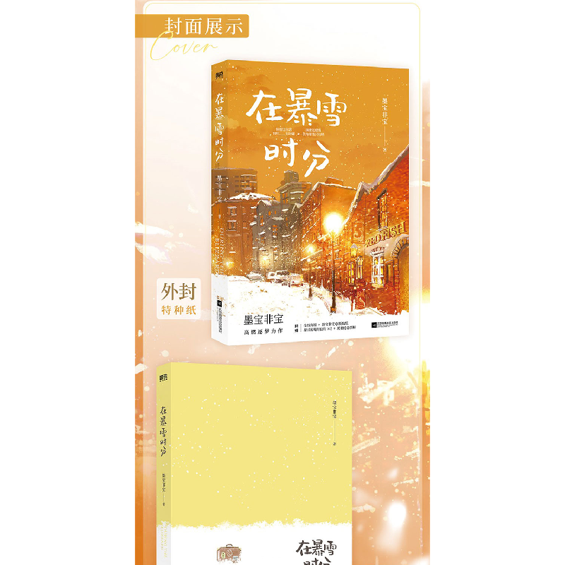 正版新书]在暴雪时分墨宝非宝 著9787559444509高清大图