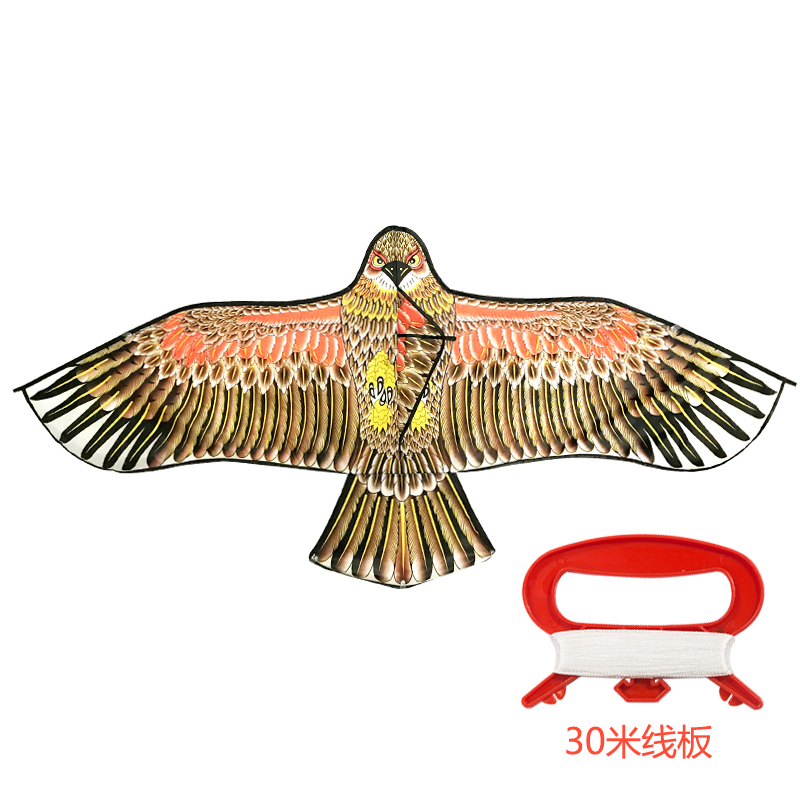 moreyear鹰风筝儿童户外好飞玩具老鹰风筝30米线板