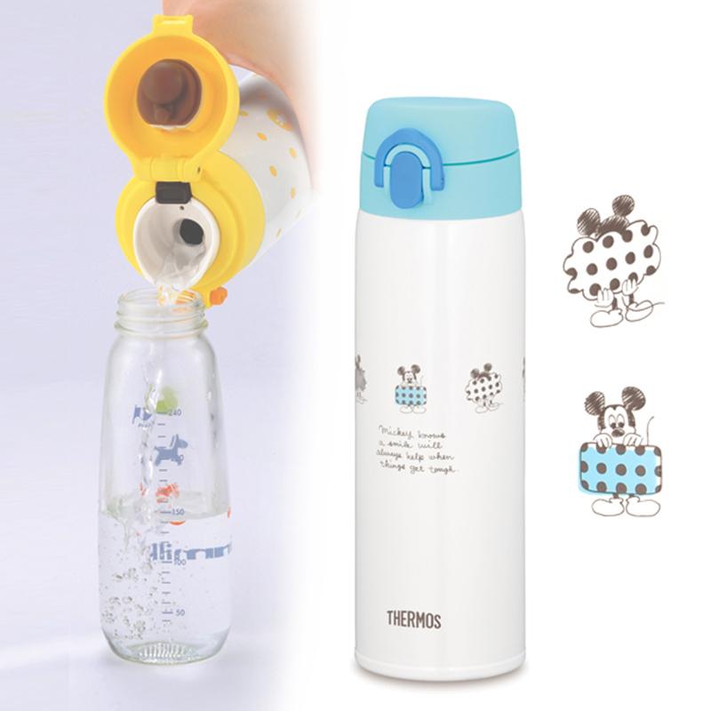 膳魔師(THERMOS) 保冷保温杯JNX-500DSLB 500毫升 淡蓝色米奇