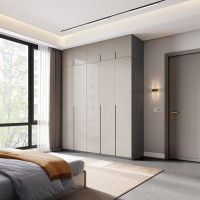 全友家居现代极简衣柜 多规格可选组合衣橱衣柜