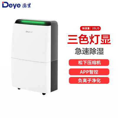 德业（Deye）除湿机/抽湿机 DYD-X20A3 家用轻音干燥地下室吸湿器