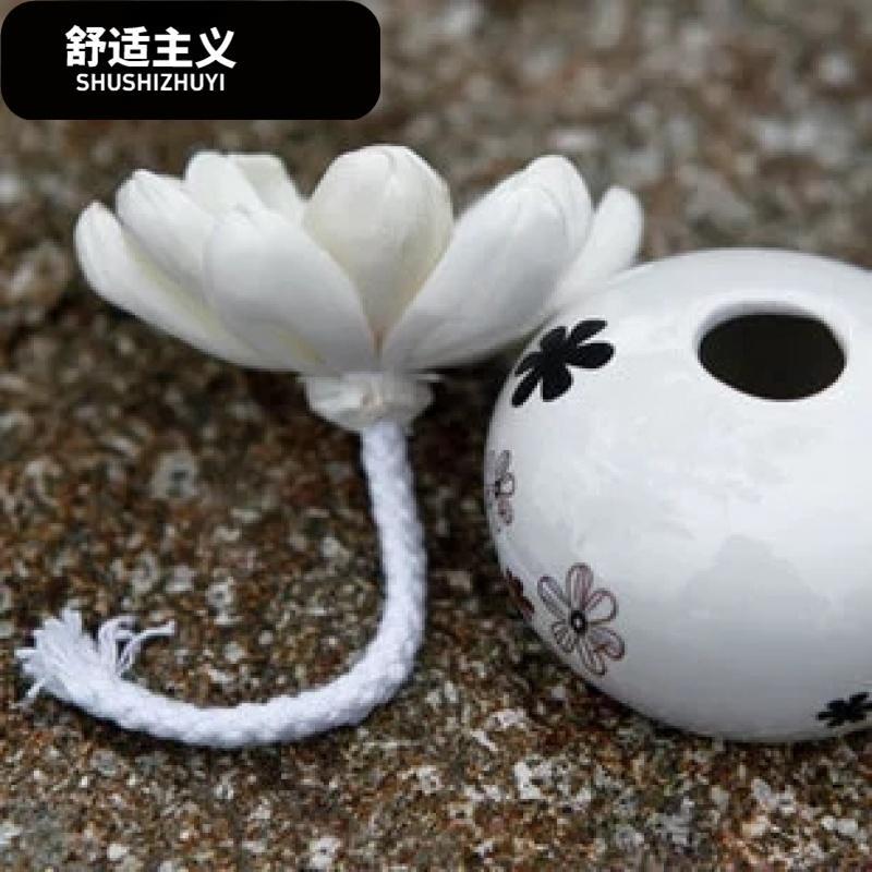 高档车内香水座可爱 车载车用香水 变色花 汽车摩丝娃娃座式摆件