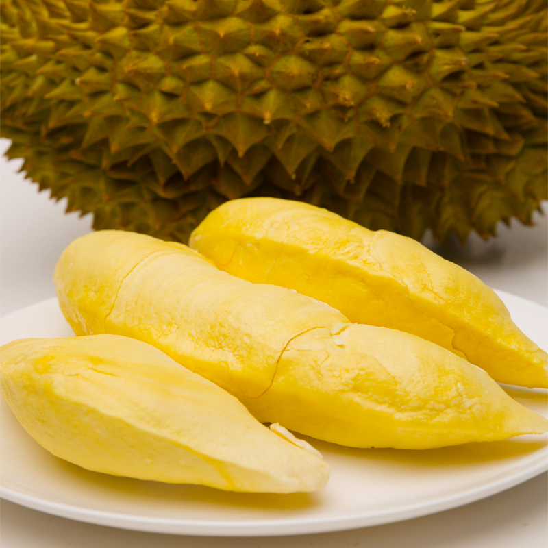 泰国进口金枕头榴莲单果或两个总重35千克以上新鲜水果