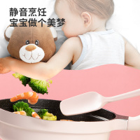 炊大皇辅食五件套 家用耐高温一体式铲勺刮刀套装宝宝辅食烘焙用硅胶铲硅胶刮刀 烧烤夹子 MQ28761
