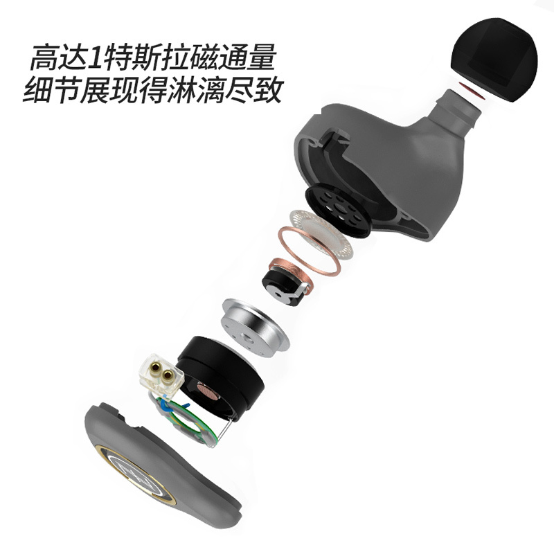 锦瑟香也(TheFragrantZither) KING PRO入耳式专业舞台耳返有线耳机耳机发烧hifi双动圈 松石绿