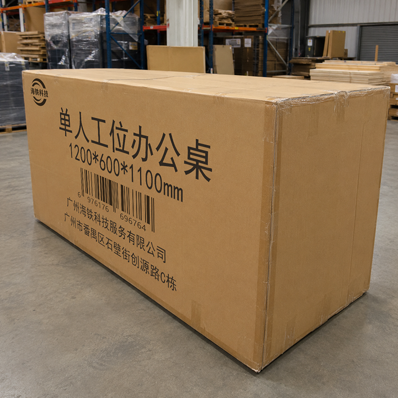 海铁科技单人工位办公桌1200*600*1100mm/张高清大图