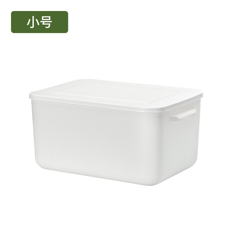 家用宿舍有盖大小号塑料储物整理箱零食儿童玩具衣服收纳箱子 三维工匠高清大图