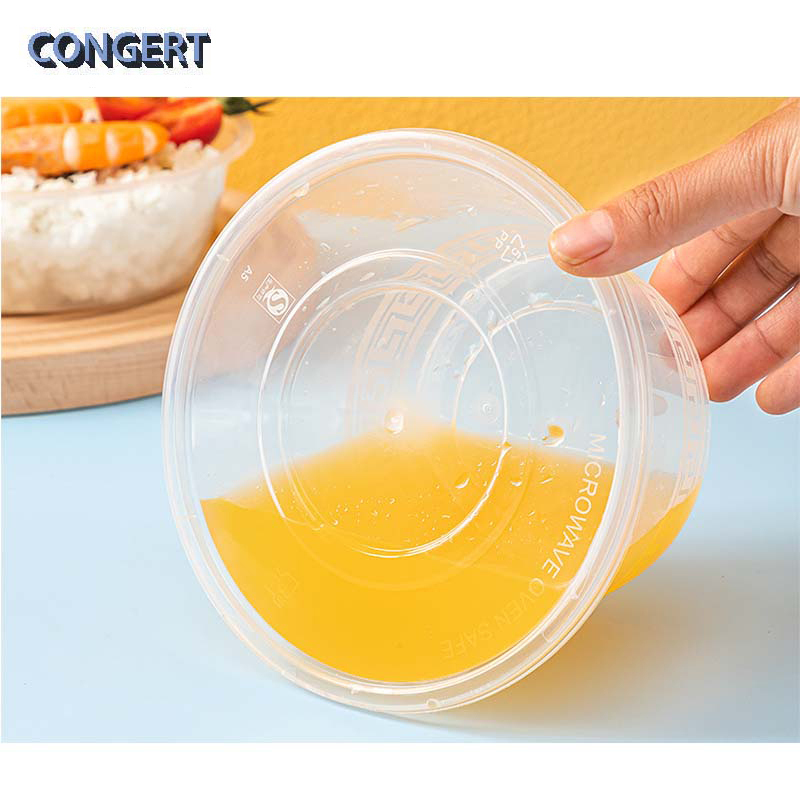 CONGERT 一次性餐盒 圆2000ml 箱高清大图