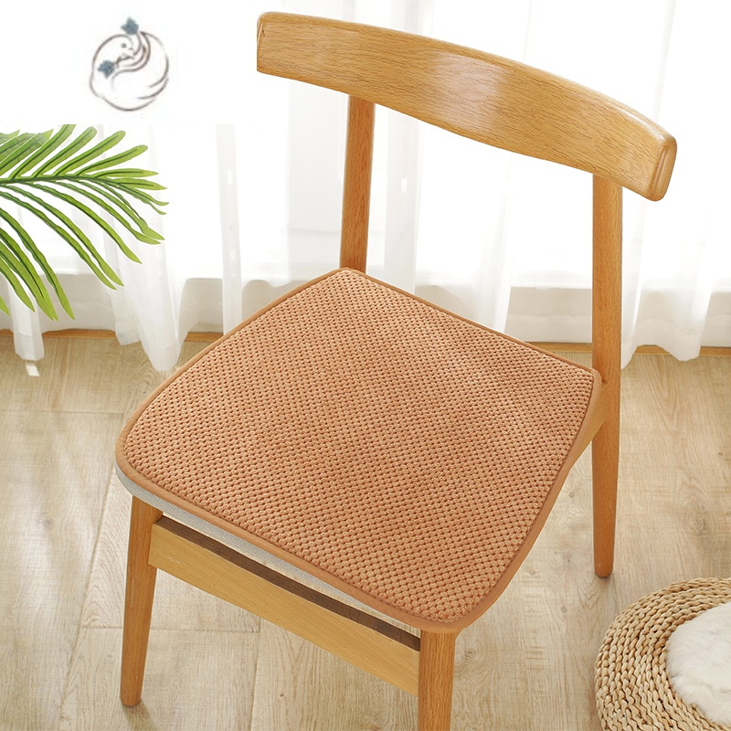 舒适主义坐垫椅垫灯芯绒四季通用办公室椅子垫学生久坐屁股垫加厚垫子