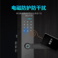 希箭 指纹锁密码锁家用防盗门酒店门锁电子锁全自动刷卡锁 K1半自动智能锁