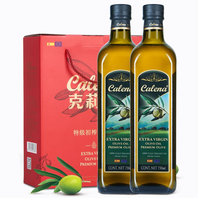 克莉娜特级初榨橄榄油750ml*2礼盒(起订量30盒,低于起订量不发货)