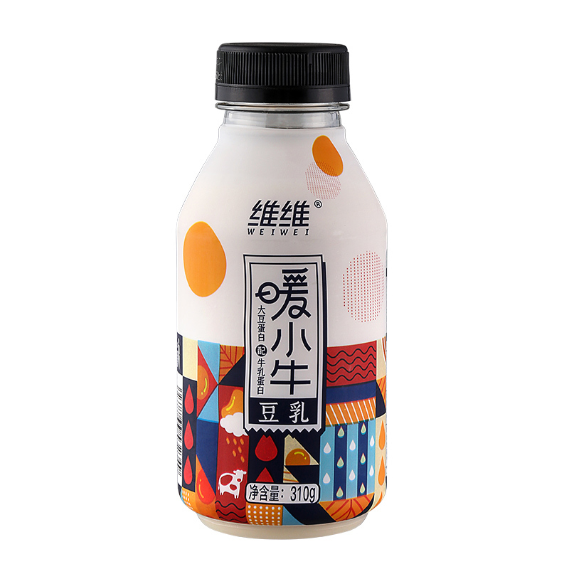 维维暖小牛醇香豆乳310g*24瓶*1箱