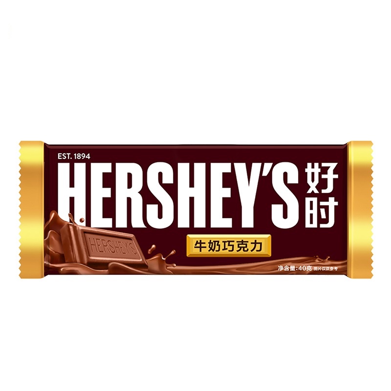 好时牛奶巧克力排块装40g