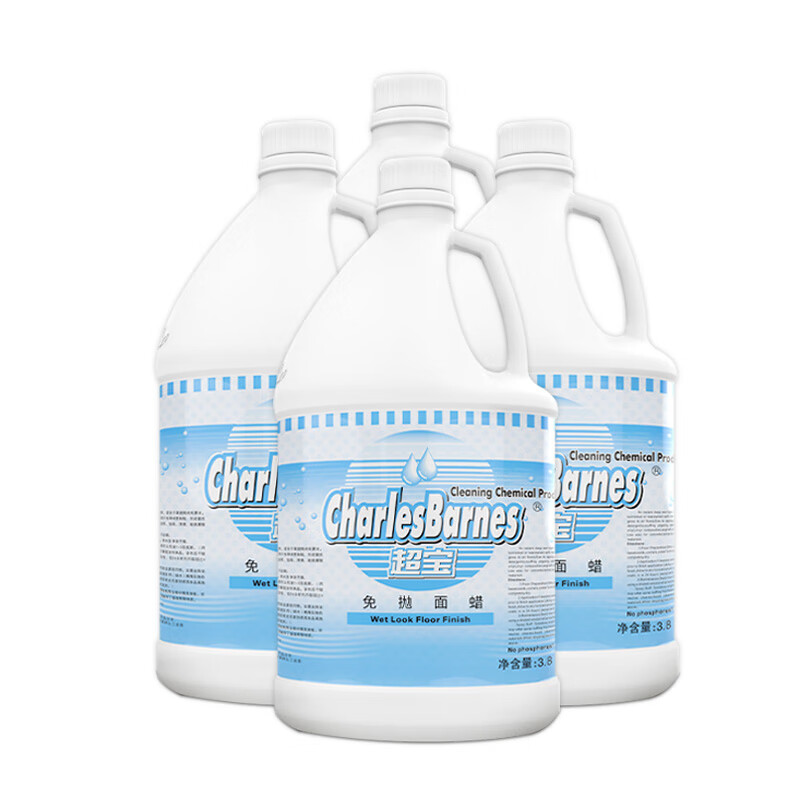 超宝(CHAOBAO)DFF002 免抛面蜡 磨光蜡 商用酒店宾馆地板打蜡水抛光剂 3.8L*4/箱高清大图