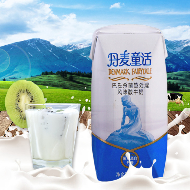 新希望(雪兰)利乐钻丹麦童话风味酸乳200克*12盒