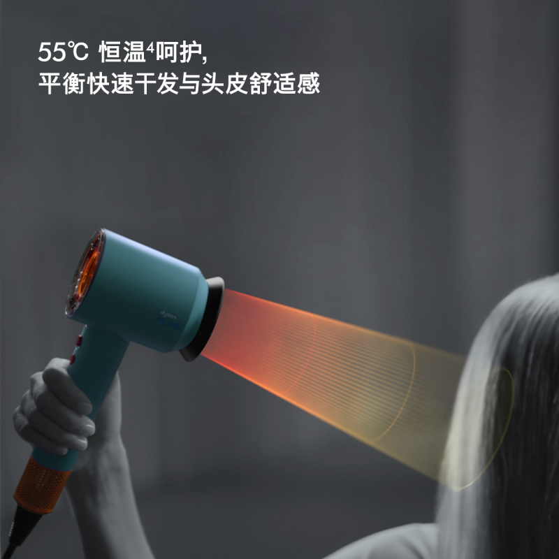 戴森(DYSON)HD16 全新智能吹风机 Supersonic 电吹风 负离子 速干护发 礼物推荐 HD16彩陶青