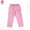 安笛贝乐品牌女童春秋裤子男童纯棉运动裤宝宝儿童休闲长裤中小童粉色针织裤90-130cm