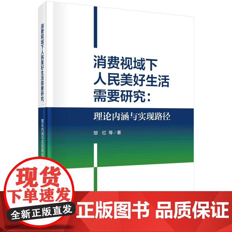 [按需印刷] 消费视域下人民美好生活需要研究:理论内涵与实现路径高清大图