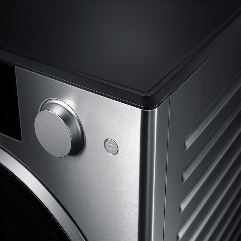 松下(Panasonic)XQG100-P1D 10公斤 ALPHA系列 APP智控 光动银 洗烘一体滚筒洗衣机