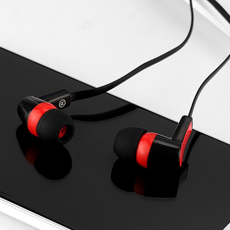 通用耳机入耳式有线运动耳塞黑色视频