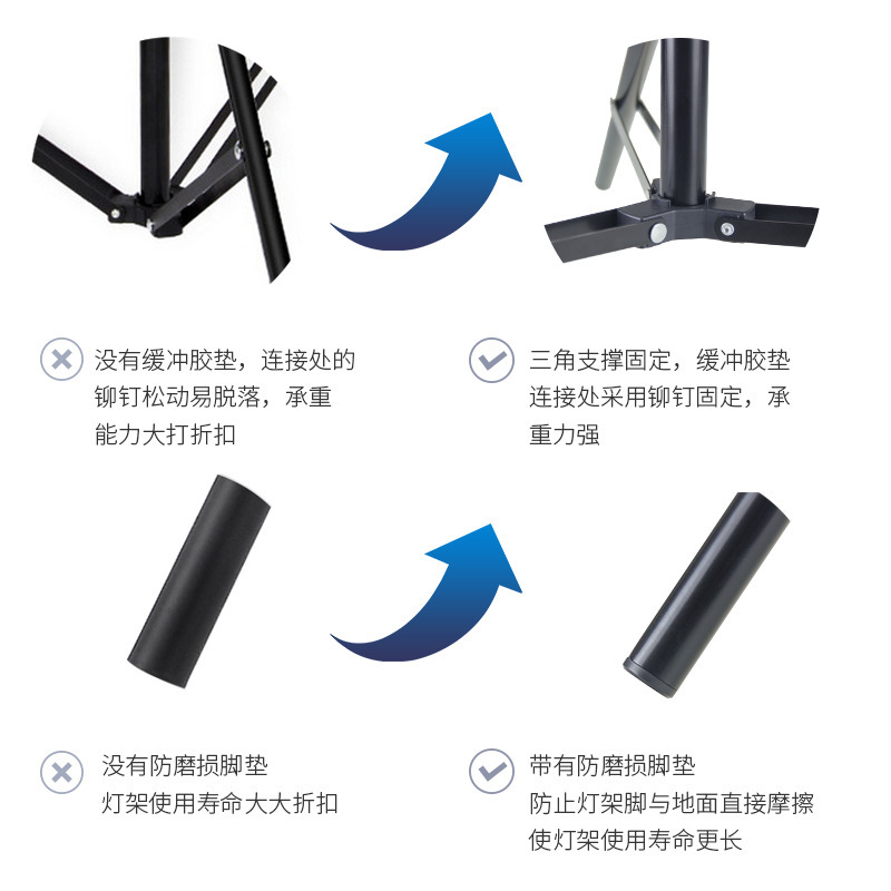 火豹手机三脚架直播落地式可升降支架户外拍照录视频多功能方便携带 1.6米落地支架单机位+蓝牙遥控器送收纳包手机支架手机座
