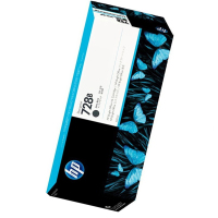 HP惠普728B墨盒(F9J68A/3WX30A)消光黑/300ml/适用机型:HP Designjet T730/T830