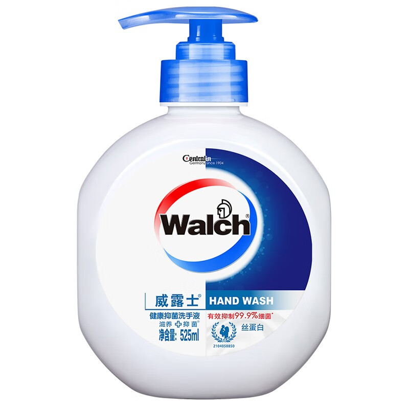 威露士(Walch)健康清洁洗手液525ml 有效抑制99.9%细菌 宝宝儿童通用 丝蛋白高清大图
