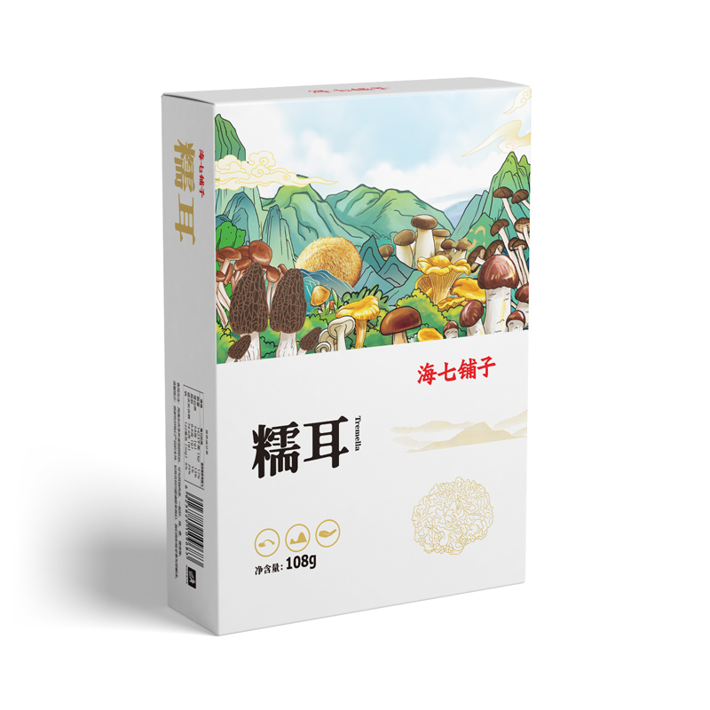 海七 糯耳108g /盒高清大图