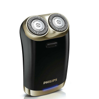 飞利浦（Philips）HS199 电动剃须刀 浮动双刀头刀头水洗 黑色礼盒装 USB充电式