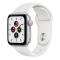 [新品发货]2020新款海外版 Apple Watch Series SE 苹果智能运动手表GPS款 银色铝金属表壳 白色运动型表带 40mm DM2