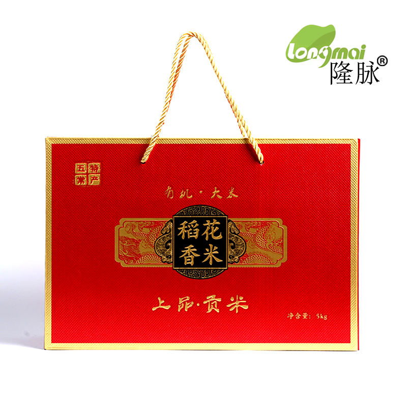 隆脉五常大米稻花香礼盒-上品贡米-5kg/箱(5kg)