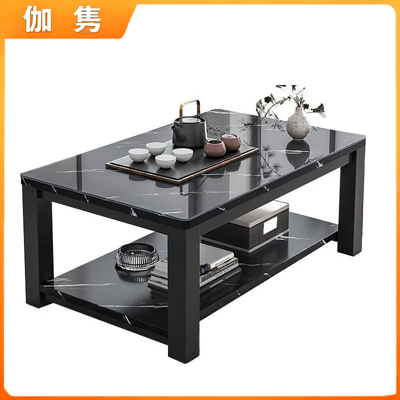 伽隽 岩板茶桌 100*48*46cm 张高清大图