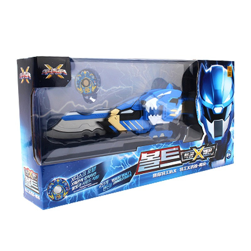 展高JUMPGO正版迷你特工队X二代系列S2弗特X武器炫能枪炫能刀8906黄金版