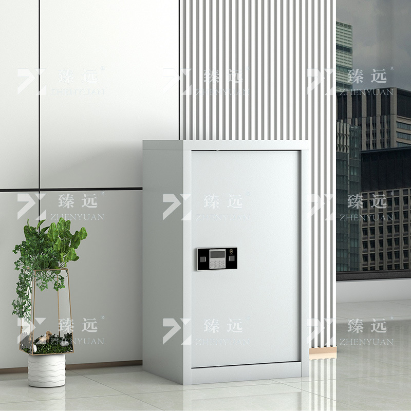 臻远 ZYJJ-80032 单门保密柜 电子锁 灰白色 长550*宽420*高960mm 单位:1台
