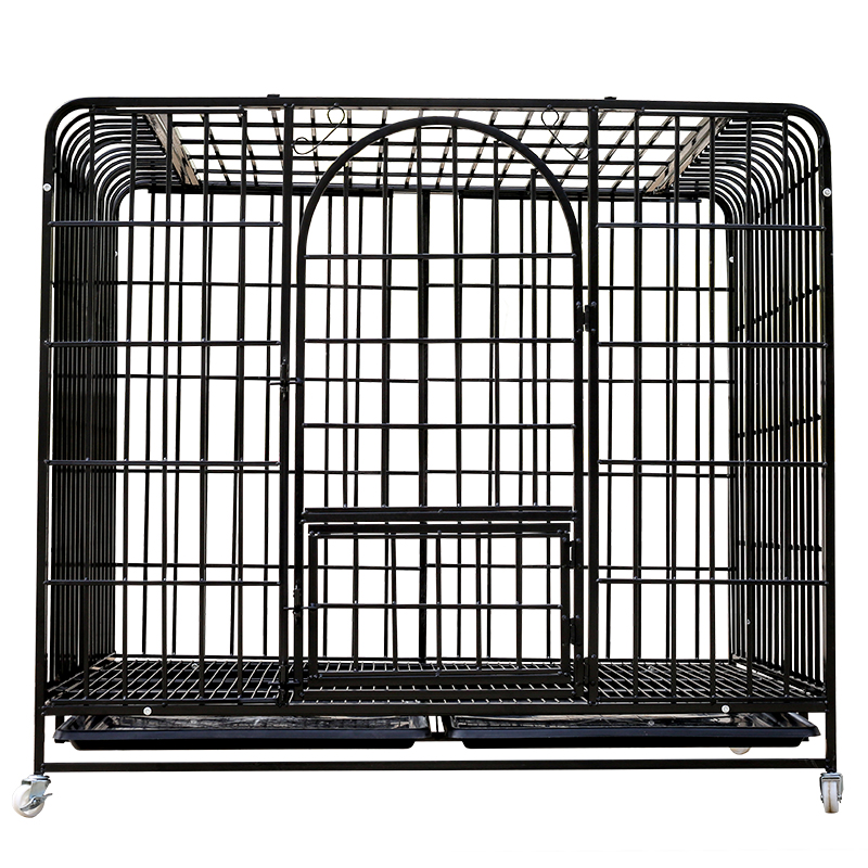 狗笼L大型犬M中型犬小型犬狗笼子阿拉斯加拉布拉多宠物狗笼笼_406_191 一代加粗加密125*95*110 河北北京天津